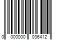 Barcode Image for UPC code 0000000036412