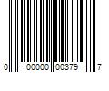 Barcode Image for UPC code 000000003797