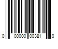 Barcode Image for UPC code 000000003810