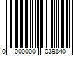 Barcode Image for UPC code 0000000039840