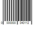 Barcode Image for UPC code 0000000040112