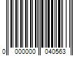 Barcode Image for UPC code 0000000040563