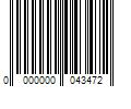 Barcode Image for UPC code 0000000043472