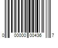 Barcode Image for UPC code 000000004367