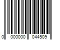 Barcode Image for UPC code 0000000044509