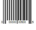 Barcode Image for UPC code 000000005005