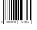 Barcode Image for UPC code 0000000053365