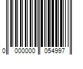 Barcode Image for UPC code 0000000054997