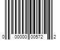 Barcode Image for UPC code 000000005722