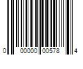 Barcode Image for UPC code 000000005784