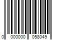 Barcode Image for UPC code 0000000058049