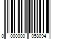 Barcode Image for UPC code 0000000058094