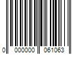 Barcode Image for UPC code 0000000061063