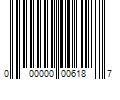 Barcode Image for UPC code 000000006187