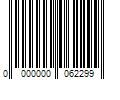 Barcode Image for UPC code 0000000062299