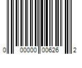 Barcode Image for UPC code 000000006262