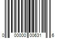 Barcode Image for UPC code 000000006316