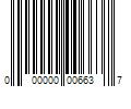 Barcode Image for UPC code 000000006637