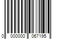 Barcode Image for UPC code 0000000067195