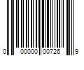 Barcode Image for UPC code 000000007269