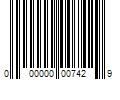 Barcode Image for UPC code 000000007429