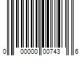 Barcode Image for UPC code 000000007436