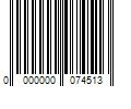 Barcode Image for UPC code 0000000074513