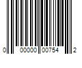 Barcode Image for UPC code 000000007542