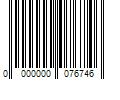 Barcode Image for UPC code 0000000076746