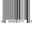 Barcode Image for UPC code 000000007719