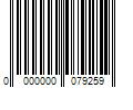 Barcode Image for UPC code 0000000079259