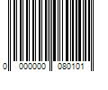 Barcode Image for UPC code 0000000080101