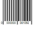 Barcode Image for UPC code 0000000081092