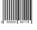 Barcode Image for UPC code 0000000081115