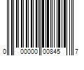 Barcode Image for UPC code 000000008457