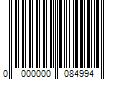 Barcode Image for UPC code 0000000084994