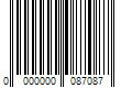 Barcode Image for UPC code 0000000087087