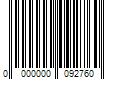 Barcode Image for UPC code 0000000092760