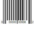 Barcode Image for UPC code 000000009362