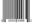 Barcode Image for UPC code 000000009652