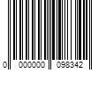 Barcode Image for UPC code 0000000098342