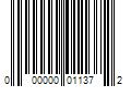 Barcode Image for UPC code 000000011372