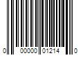 Barcode Image for UPC code 000000012140