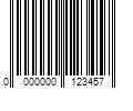 Barcode Image for UPC code 0000000123457