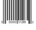 Barcode Image for UPC code 000000012652