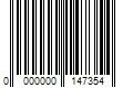 Barcode Image for UPC code 0000000147354