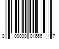 Barcode Image for UPC code 000000016667