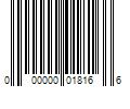 Barcode Image for UPC code 000000018166