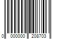 Barcode Image for UPC code 0000000208703