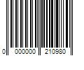 Barcode Image for UPC code 0000000210980